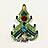 Gablonzer Schmuck / ein bisschen Kitsch muss sein – mit diesem Schmuckstück aus dem Fichtelgebirge wirst Du alle Neider auf die Palme bringen! / 25 €