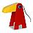 Sebastian Hungerer / Tischlampe Tucan fürs Kinderzimmer oder zur Erheiterung im homeoffice / 95 €