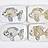 tonitont / getonte Seifenschale mit Motiv Fisch / 15 €